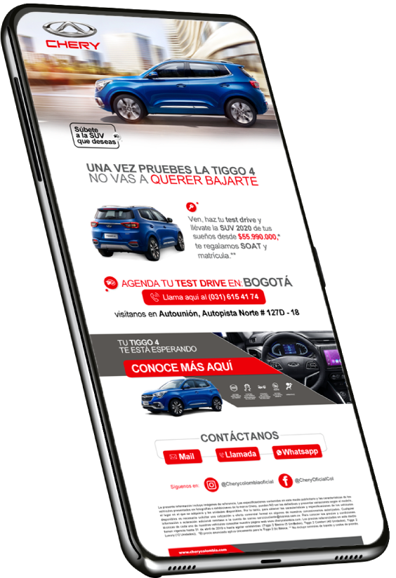 creatividad y resultados en publicidad: CHERY 2